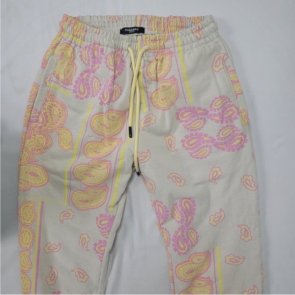 Bananas Monkey BONE PAISLEY Size SMALL S BNWT Hoodie + Sweatpants Lot of 2 - Picture 9 of 16